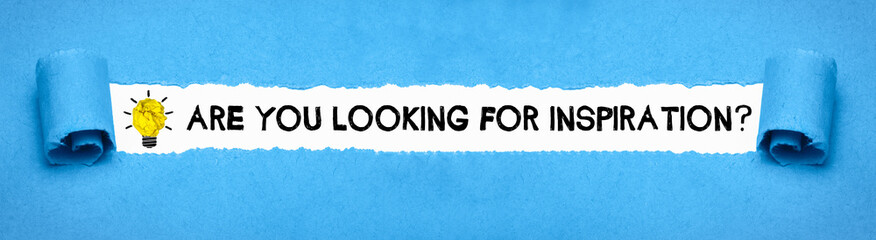 Are you looking for inspiration?
