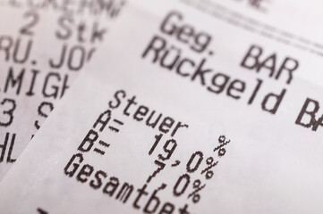 alte Mehrwertsteuers&auml;tze in Deutschland ab 2021 (19%/7%) MwSt.