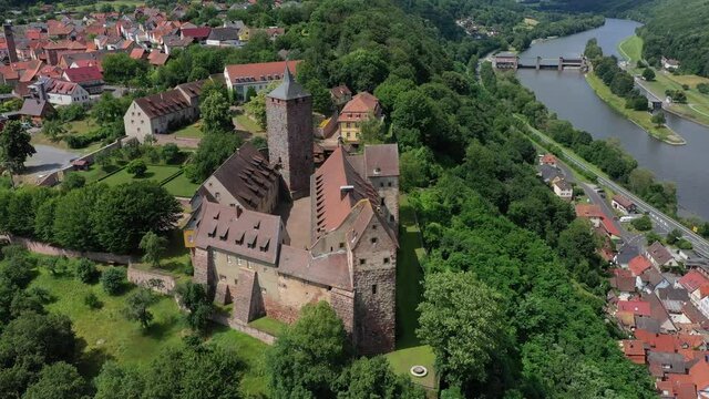 Rothenfels in Bayern aus der Luft | Das Dorf Rothenfels aus der Luft