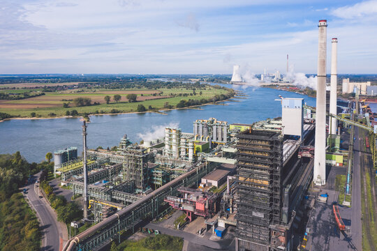 Industrial areas in Ruhr region, Germany