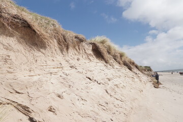 sand dune and blue sky