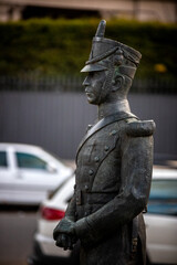 statue of a soldier in the park