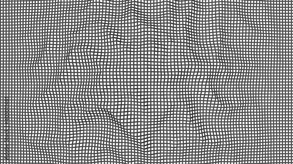 Poster Graphic abstraction from the grid. Rendering.