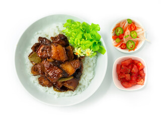 Pork Adobo Caramelised on Rice