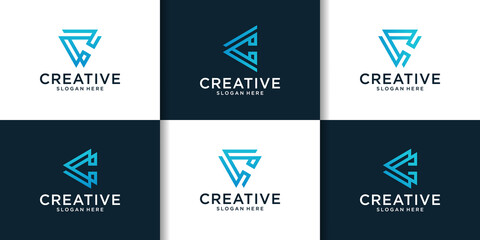 Initial set of c logo design inspiration