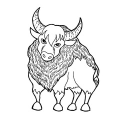 taurus zodiac astrology horoscope symbol sign logo icon design in earth element color art background watercolor painting cartoon drawing illustration fortune