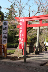 Fototapeta na wymiar shinto shrine (jozan inari) in matsue (japan)