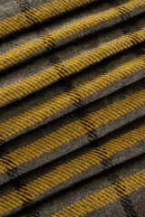 Woolen cloth, grey and yellow colors, pattern texture background