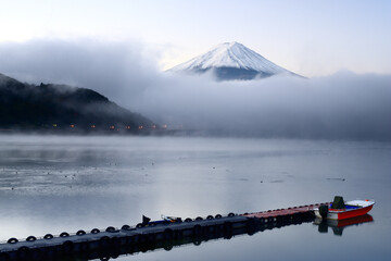 Mt. Fuji and Lake Kawaguchi