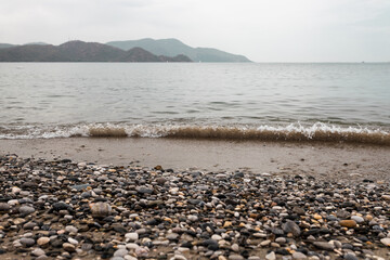 
summer
pebble beach and raging sea