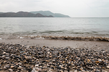 summer
pebble beach and raging sea