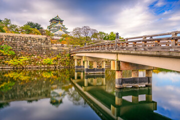 Fototapeta na wymiar Osaka, Japan at Osaka Castle