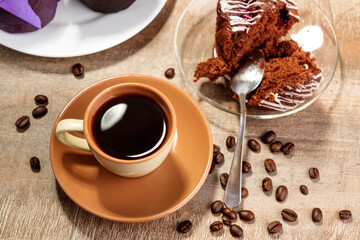 Morning coffee cup