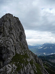Alpspitze mountain in Garmisch-Partenkirchen, Bavaria, Germany