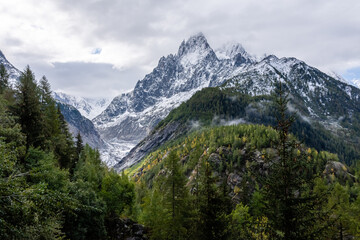 Fototapeta premium Chamonix in Automn