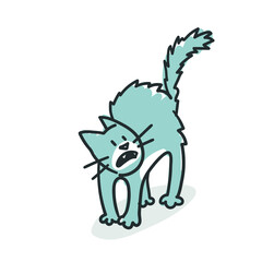 Blue Cat: fear (No. 8)