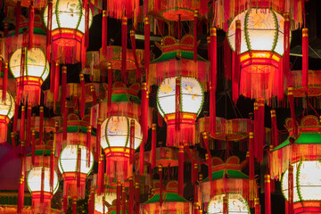 Fototapeta na wymiar Chinese Lantern for Chinese New Year Celebration