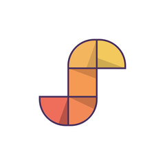 
Letter S Logo. Letter Design Vector.