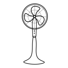 standing electric fan vector