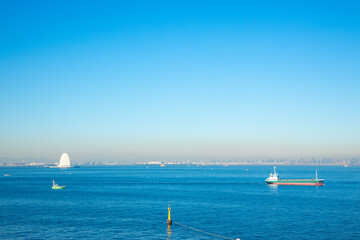 【千葉県】東京湾アクアライン　海ほたる周辺の風景