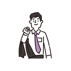 営業職の20代の男性