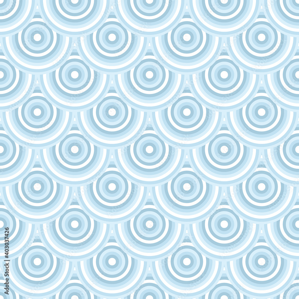 Poster pattern like fish scales - vector abstract seamless texture background.