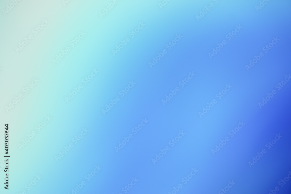 Wall mural blue gradient defocused abstract photo smooth lines pantone color background