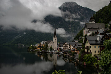 Gorgeous view on Hallstatt, Austria