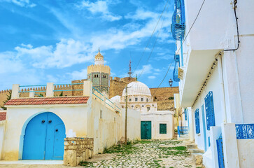 The way to the old Mosque in El Kef, Tunisia