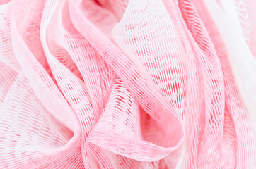 Close up texture of bath sponge.