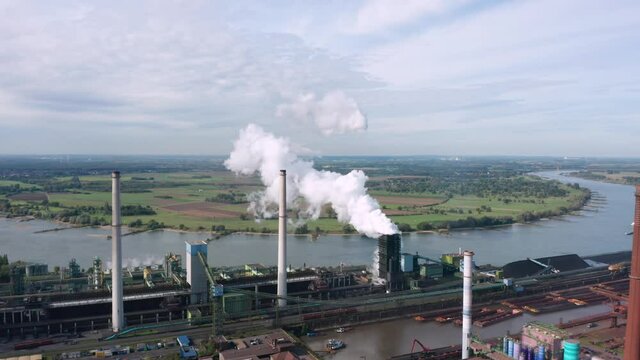 Industrial areas in Ruhr region, Germany