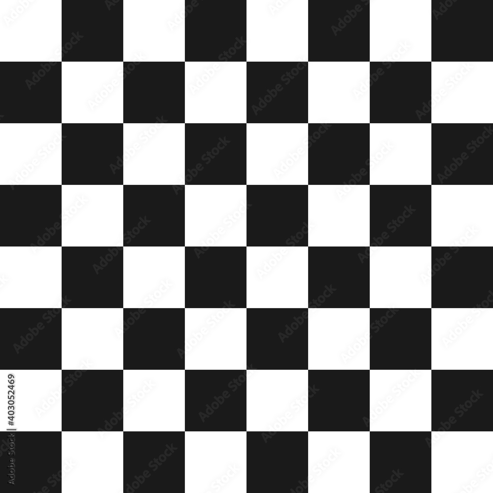 Poster chess board background. vector board game texture. checker pattern illustration.