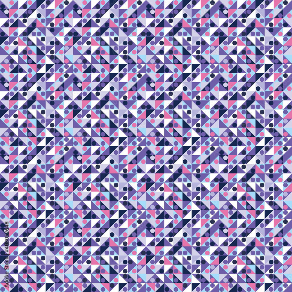 Poster purple triangles background, pattern, abstract geometric pattern.