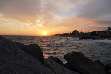 Atardecer en el Maresme, Vilassar de Mar