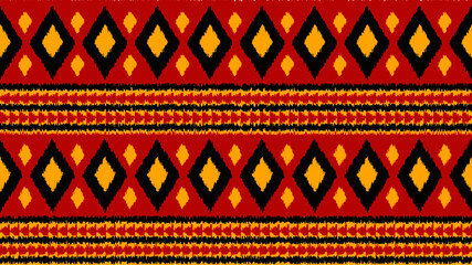 geometric ethnic pattern seamless. color oriental composition. vector illustration. design for wallpaper, background, fabric, curtain, carpet, clothing, ikat, batik.