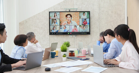 web conferencing in office