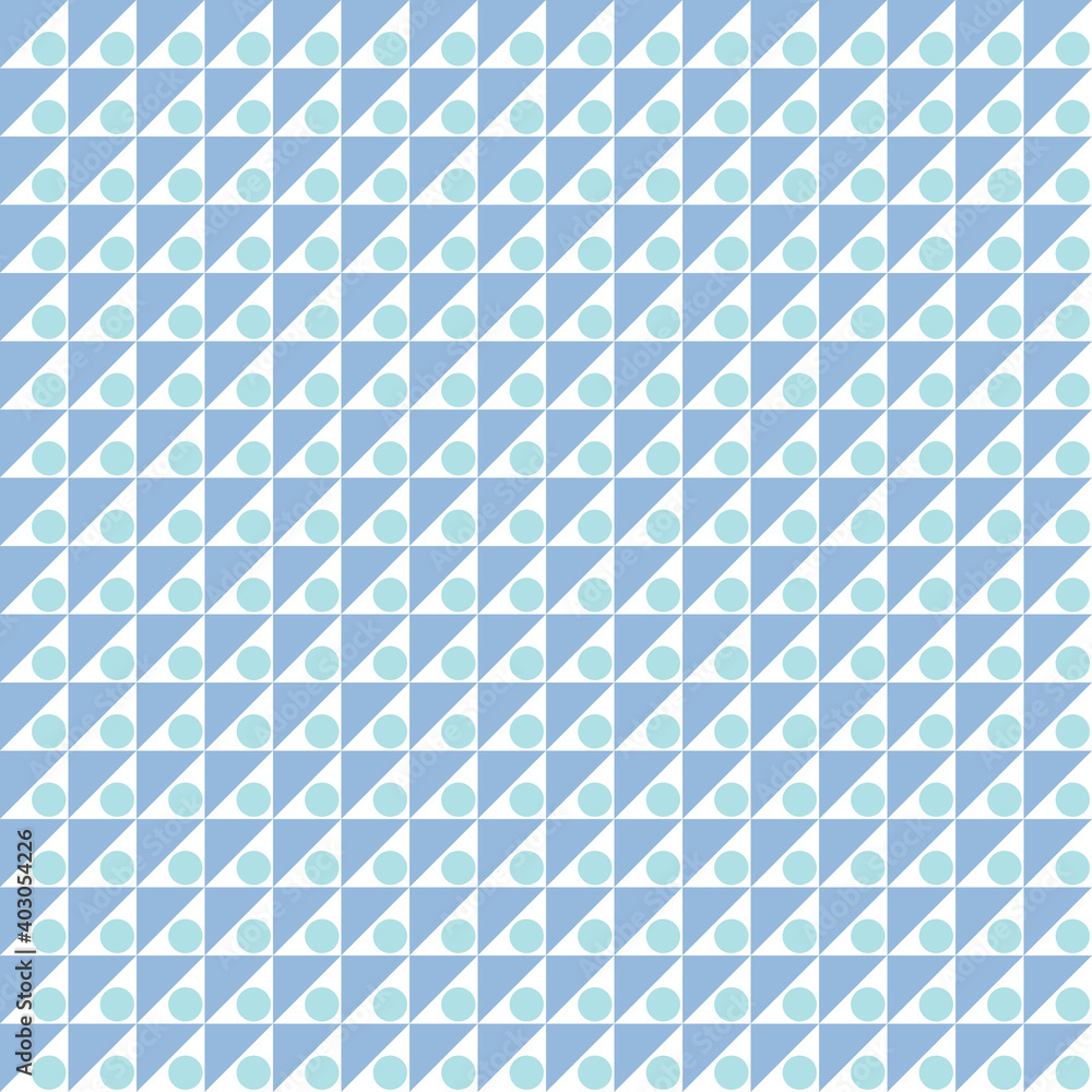 Poster Simple blue pattern.Vector illustration Abstract geometric pattern.
