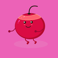 Cherry fruit sport art