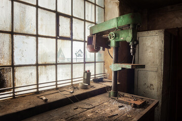 old abandoned factory