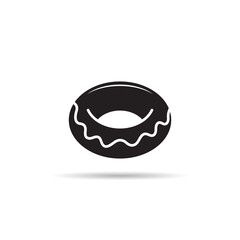 doughnut and bakery icon vector 