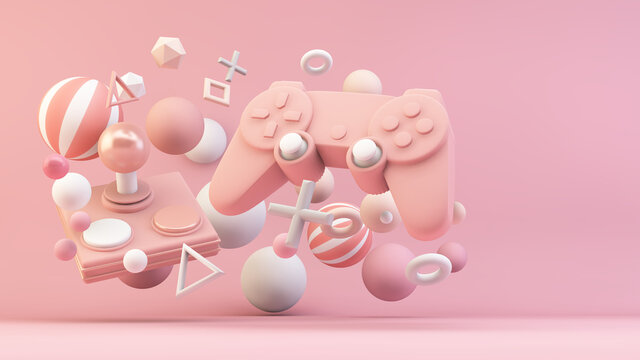 pink gaming controllers