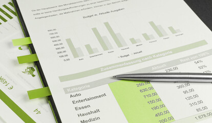 Obraz premium calculate costs - analyze concept