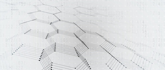 Technology data background, idea of global business solution