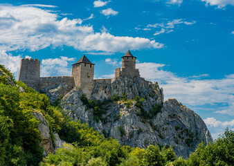 Golubac fortress in Serbia