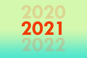 2021 mit den Vorjahren 2020 und 2022 auf hellgrünem Hintergrund