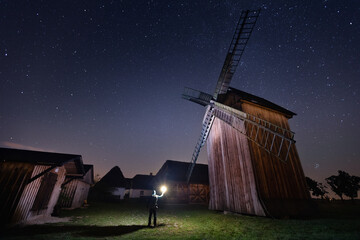 windmill at night © Sieku Photo