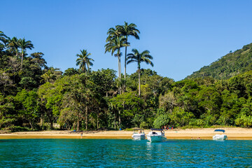 Motorboats in Ilha Grande, Angra dos Reis