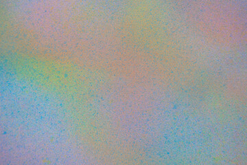 Background of abstract watercolour painting on textured paper, blue, green, yellow, orange and pink