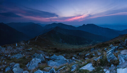 sunset in the mountains © Sieku Photo