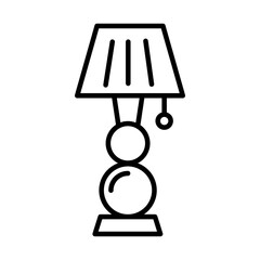 lamp bedroom forniture line style icon